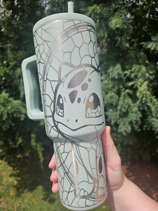 Poke' Engraved Personalized Tumbler.