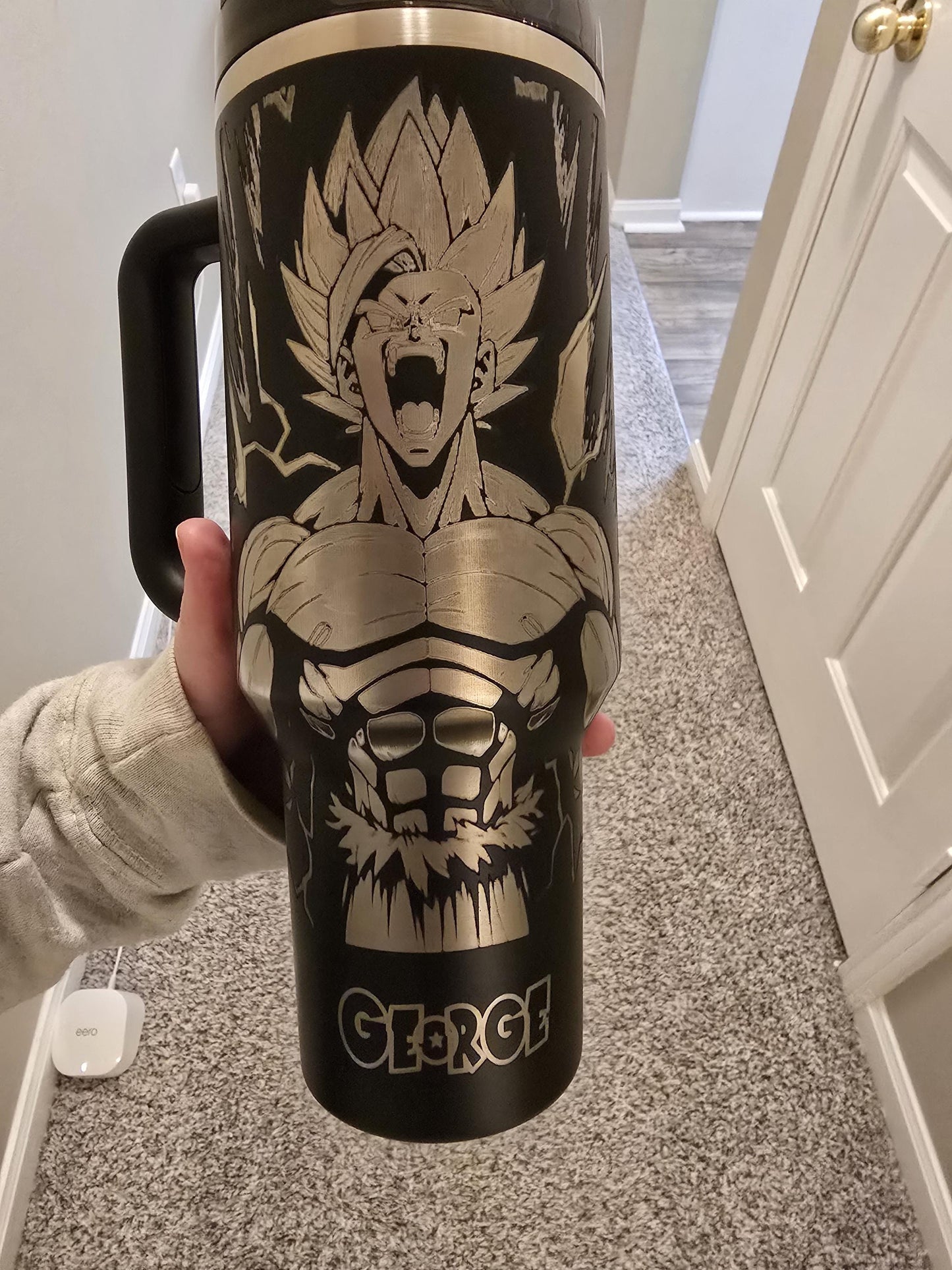 Laser Engraved Anime Tumbler- Drag0nBZ