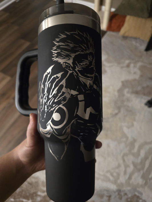 Laser Engraved JJK Tumbler