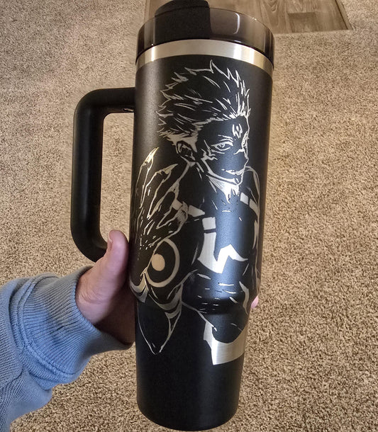 Laser Engraved JJK Tumbler